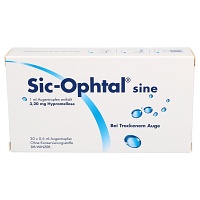 SIC OPHTAL sine Augentr. Augentropfen - 30X0.6ml - Gegen trockene Augen