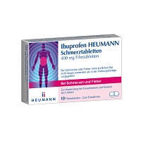 IBUPROFEN Heumann Schmerztabletten 400 mg - 10St - Kopfschmerzen und Migräne
