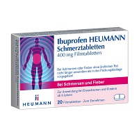 IBUPROFEN Heumann Schmerztabletten 400 mg - 20St - Kopfschmerzen und Migräne