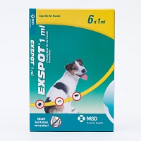 EXSPOT Lösung f.Hunde - 6X1ml