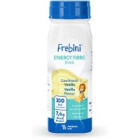 FREBINI Energy Fibre Drink Vanille Trinkflasche - 4X200ml