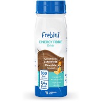 FREBINI Energy Fibre Drink Schokolade Trinkfl. - 4X200ml
