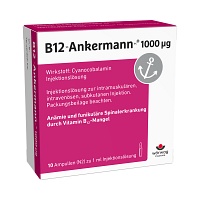 B12 ANKERMANN 1000 µg Injektionslösung Amp. - 10X1ml - Vitamin B12