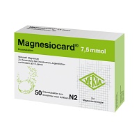 MAGNESIOCARD 7,5 mmol Brausetabletten - 50St - Magnesium