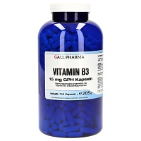 VITAMIN B3 15 mg GPH Kapseln - 750St