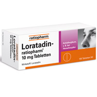 LORATADIN-ratiopharm 10 mg Tabletten - 100St - Allergie allgemein