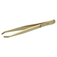 APOLINE Augenbrauenpinzette 9 cm vergoldet - 1St