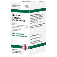 CARDUUS MARIANUS PENTARKAN H Tabletten - 200St
