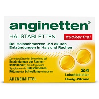 ANGINETTEN Halstabletten zuckerfrei - 24St - Mund & Zahnfleisch
