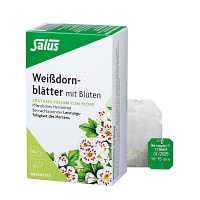 WEISSDORNBLÄTTER m.Blüten Arzneitee Bio Salus Fbtl - 15St