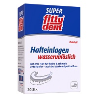 FITTYDENT super Haftkleber Einlagen - 20St