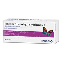 JODETTEN Henning 1x wöchentlich Tabletten - 28St - Iod & Fluor