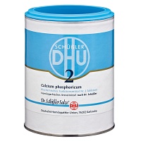 BIOCHEMIE DHU 2 Calcium phosphoricum D 6 Tabletten - 1000St - Dhu Nr. 1 & 2