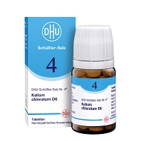 BIOCHEMIE DHU 4 Kalium chloratum D 6 Tabletten - 80St - Dhu Nr. 3 & 4