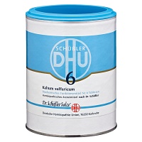 BIOCHEMIE DHU 6 Kalium sulfuricum D 6 Tabletten - 1000St - Dhu Nr. 5 & 6