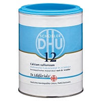BIOCHEMIE DHU 12 Calcium sulfuricum D 6 Tabletten - 1000St - Dhu Nr. 11 & 12