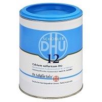 BIOCHEMIE DHU 12 Calcium sulfuricum D 12 Tabletten - 1000St - Dhu Nr. 11 & 12