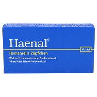 HAENAL Hamamelis Zäpfchen - 10St - Hämorrhoiden