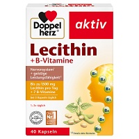 DOPPELHERZ Lecithin+B-Vitamine Kapseln - 40St - Gedächtnisstärkung