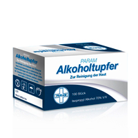 ALKOHOLTUPFER Param - 100St - Hautdesinfektion