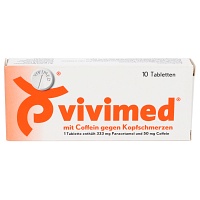 VIVIMED mit Coffein gegen Kopfschmerzen Tabletten - 10St - Kopfschmerzen und Migräne