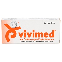 VIVIMED mit Coffein gegen Kopfschmerzen Tabletten - 20St - Kopfschmerzen und Migräne