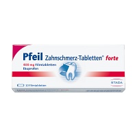PFEIL Zahnschmerz-Tabletten forte Filmtabletten - 10St - Zahnschmerzen