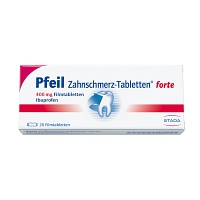 PFEIL Zahnschmerz-Tabletten forte Filmtabletten - 20St - Zahnschmerzen