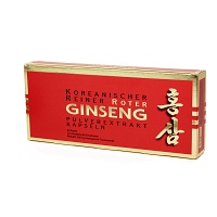 KOREANISCHER Reiner Roter Ginseng Pulverextr.Kaps. - 90St