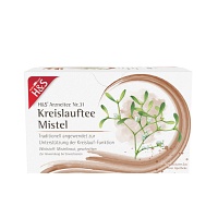 H&S Kreislauftee Mistel Filterbeutel - 20X2.0g - Heilkräutertees