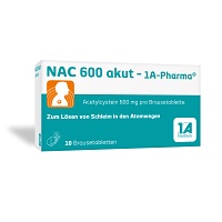 NAC 600 akut-1A Pharma Brausetabletten - 10St - Hustenlöser