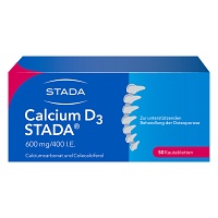 CALCIUM D3 STADA 600 mg/400 I.E. Kautabletten - 50St - Calcium & Vitamin D3