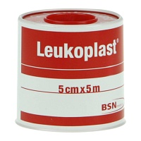 LEUKOPLAST 5 cmx5 m - 1St - Fixierpflaster