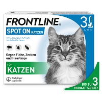 FRONTLINE Spot on K Lösung f.Katzen - 3St - Tierarzneimittel