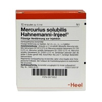 MERCURIUS SOLUBILIS INJEEL Hahnemanni Ampullen - 10St