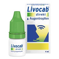 LIVOCAB direkt Augentropfen - 4ml - Für die Augen