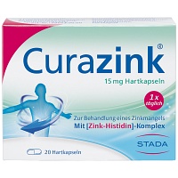 CURAZINK Hartkapseln - 20St - Selen & Zink