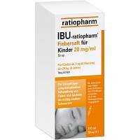 IBU-RATIOPHARM Fiebersaft für Kinder 20 mg/ml - 100ml - Grippe & Fieber