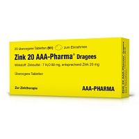 ZINK 20 AAA-Pharma Dragees - 20St