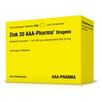 ZINK 20 AAA-Pharma Dragees - 100St