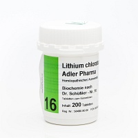 BIOCHEMIE Adler 16 Lithium chloratum D 12 Tabl. - 200St