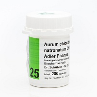 BIOCHEMIE Adler 25 Aurum chloratum natr.D 12 Tabl. - 200St