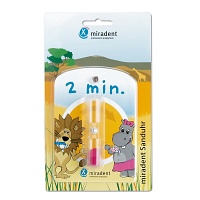 MIRADENT Kinder-Zahnputzuhr Sanduhr - 1St