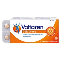 VOLTAREN Dolo 25 mg überzogene Tabletten - 10St - Rheumaschmerzen