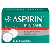 ASPIRIN MIGRÄNE 500 mg Brausetabletten - 24St - Kopfschmerzen und Migräne