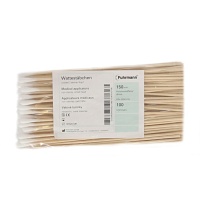 WATTESTÄBCHEN Holz kleiner Kopf 15 cm - 100St