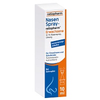 NASENSPRAY-ratiopharm Erwachsene kons.frei - 10ml - Nase frei