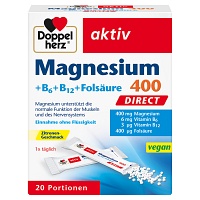 DOPPELHERZ Magnesium+B Vitamine DIRECT Pellets - 20St - Magnesium