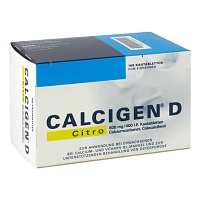 CALCIGEN D Citro 600 mg/400 I.E. Kautabletten - 100St - Calcium & Vitamin D3