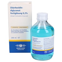 CHLORHEXIDINDIGLUCONAT Fertiglösung 0,2% - 200ml - Mund & Zahnfleisch